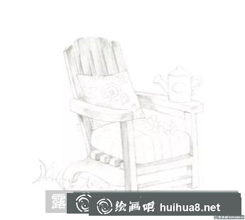 彩鉛畫椅子步驟