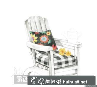 彩鉛畫椅子步驟