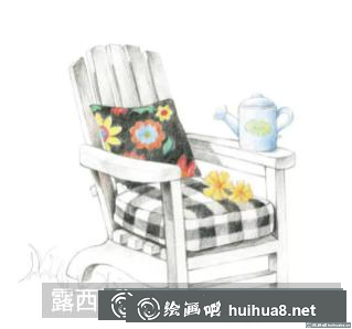 彩鉛畫椅子步驟