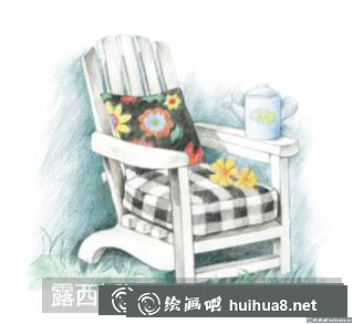 彩鉛畫椅子步驟