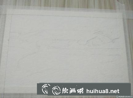 水彩畫冬天 水彩畫冬天