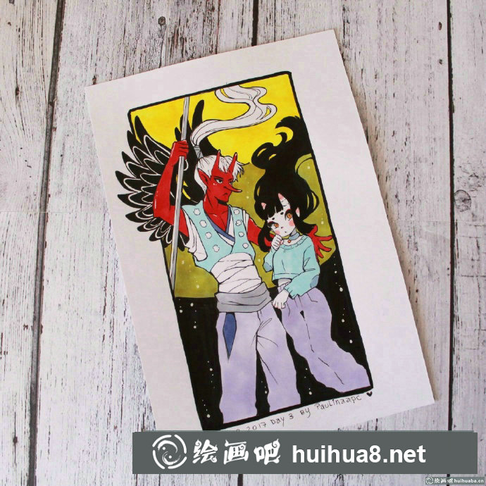 怪誕風(fēng)格馬克筆插畫