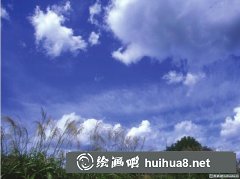 水粉畫教程：繪出藍天白云
