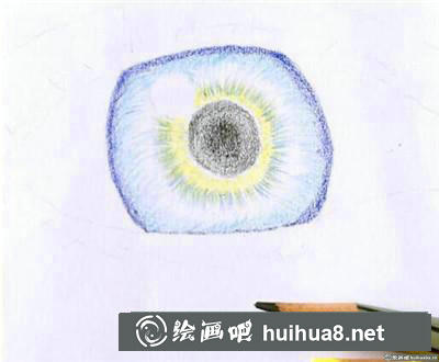 眼睛彩鉛