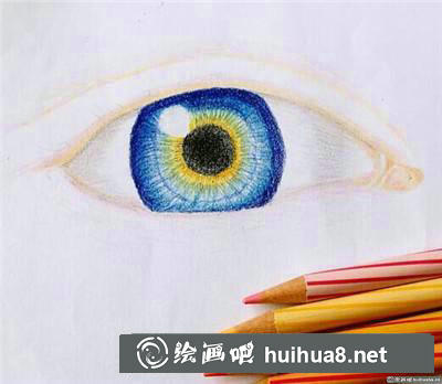 眼睛彩鉛