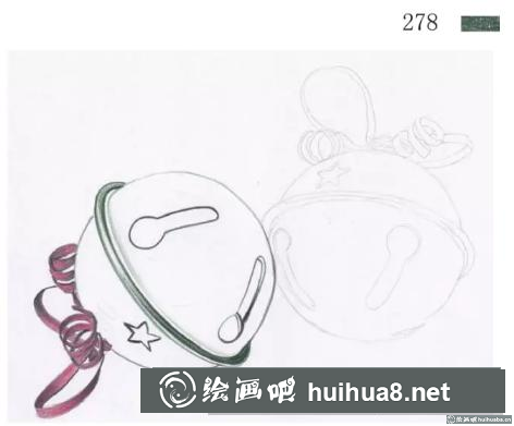 彩鉛畫鈴鐺