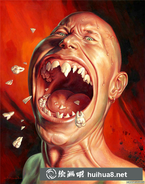 Jason Edmiston丙烯畫作品2