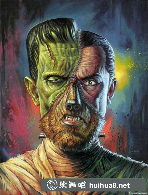 Jason Edmiston丙烯畫作品8