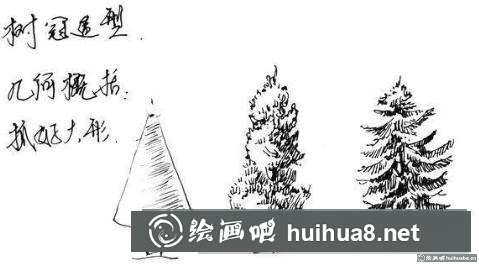 樹(shù)冠的畫(huà)法