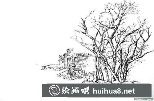速寫樹(shù)的畫(huà)法