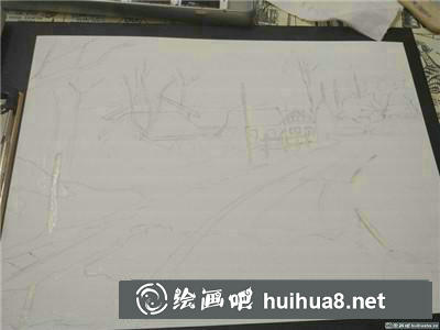 晨曦水彩畫 晨曦水彩畫