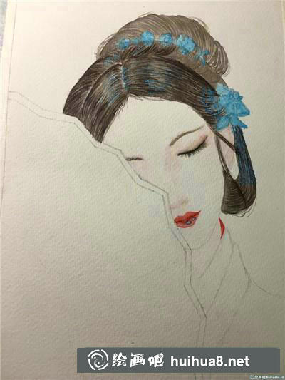 人物水彩畫