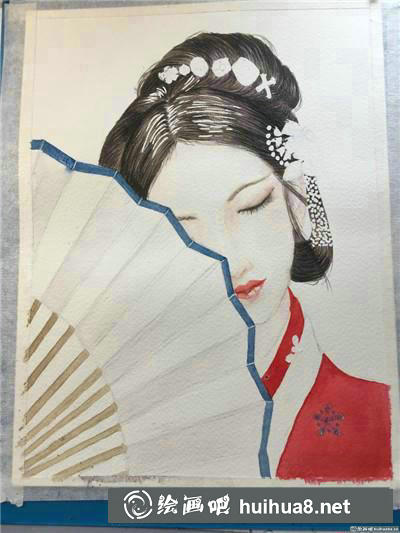 人物水彩畫