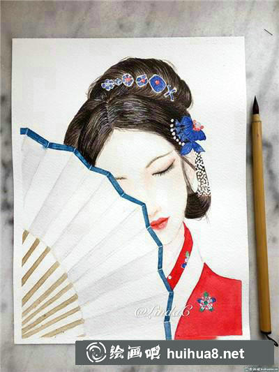 人物水彩畫