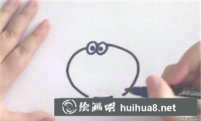 怎么畫兒童畫蝸牛