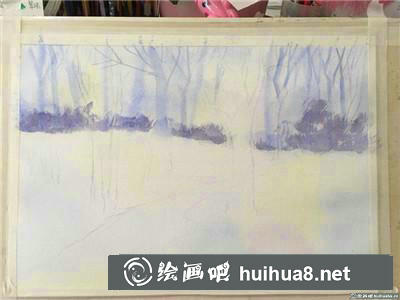 樹林水彩