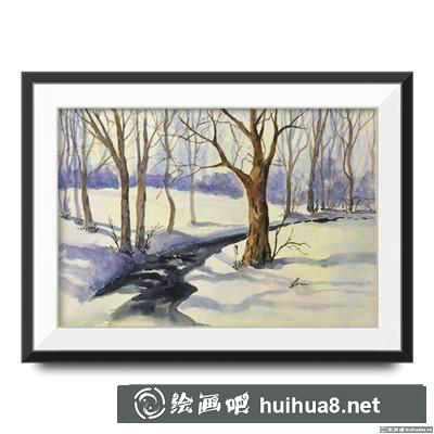 樹林水彩
