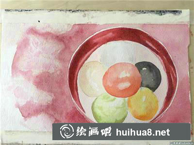 湯圓水彩