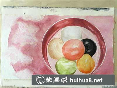 湯圓水彩