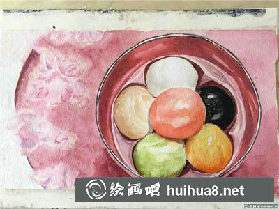 湯圓水彩