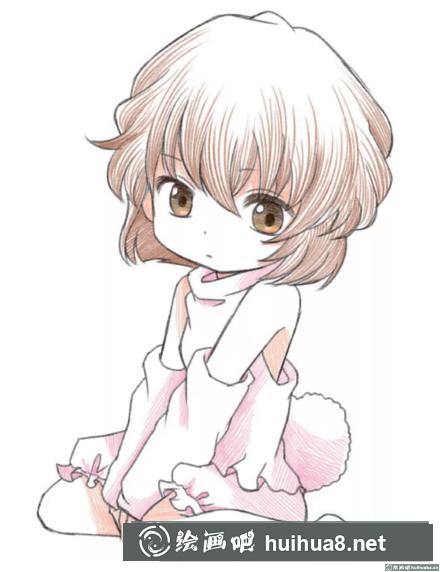 Q版短發(fā)女孩