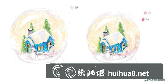 水晶球彩鉛畫(huà)