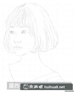素描頭發(fā)的畫法