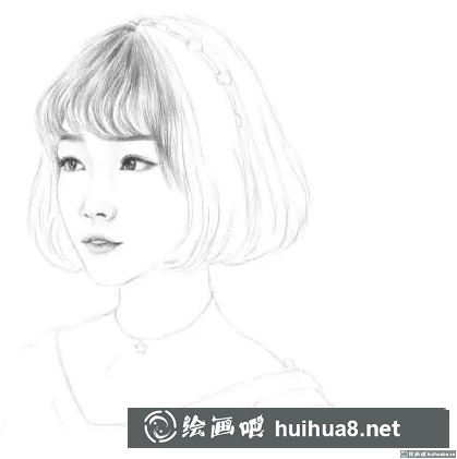 素描頭發(fā)的畫法