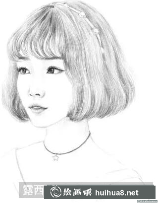 素描頭發(fā)的畫法