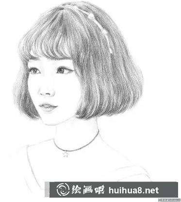 素描頭發(fā)的畫法