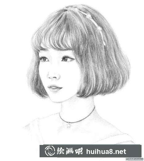 素描頭發(fā)的畫法