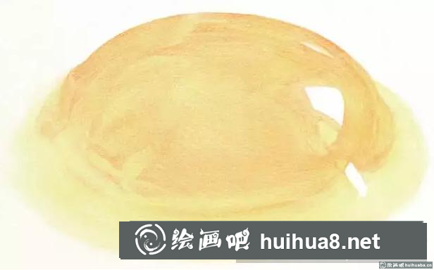 彩鉛畫蛋黃