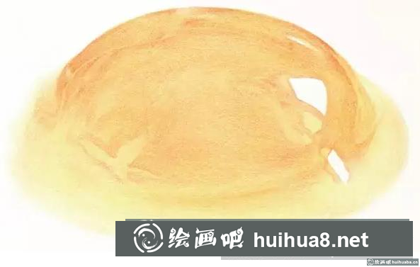 彩鉛畫蛋黃