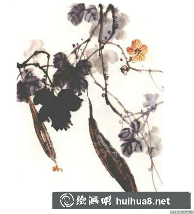 絲瓜的畫法