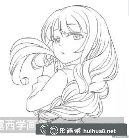 漫畫麻花辮女孩