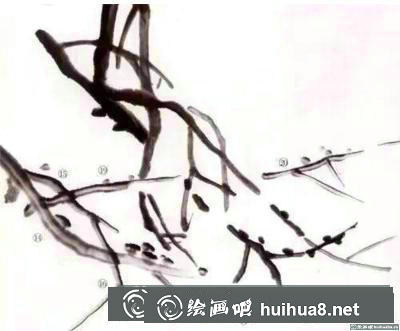 梅花的畫法