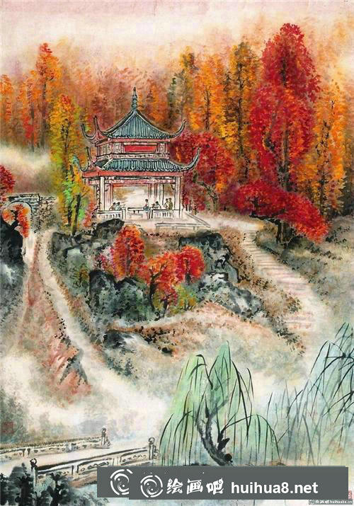 唐云國畫作品
