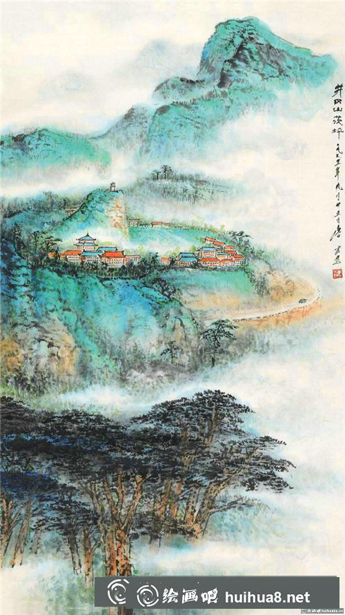 唐云國畫作品