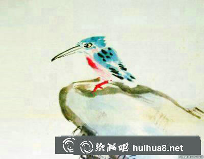 翠鳥的畫法