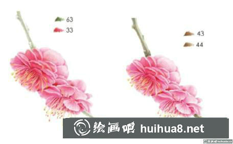 怎么畫梅花