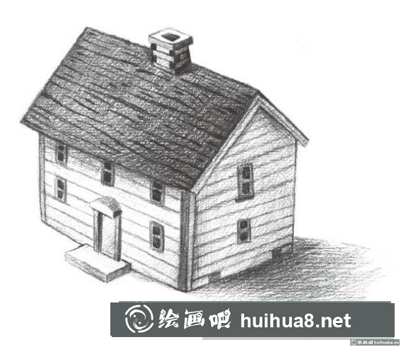 如何繪制小木屋