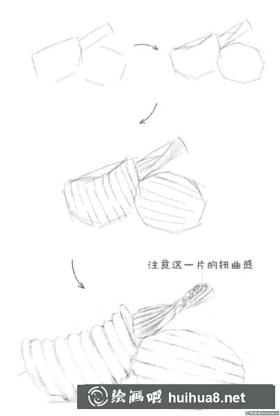 怎么畫薯片