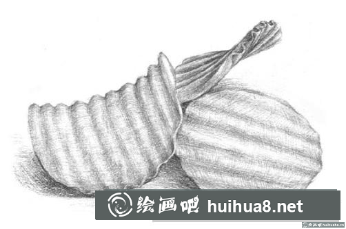 怎么畫薯片