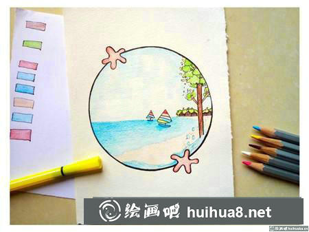 彩鉛畫教程