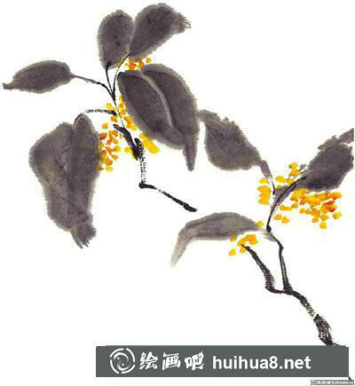 國(guó)畫(huà)桂花怎么畫(huà)