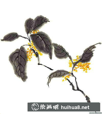 國(guó)畫(huà)桂花怎么畫(huà)
