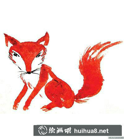 國畫狐貍怎么畫