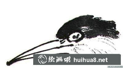 國(guó)畫(huà)翠鳥(niǎo)怎么畫(huà)