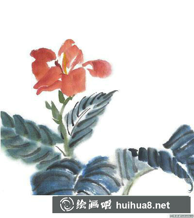 國(guó)畫美人蕉怎么畫