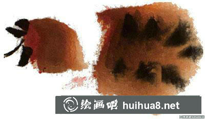 國畫蜘蛛怎么畫